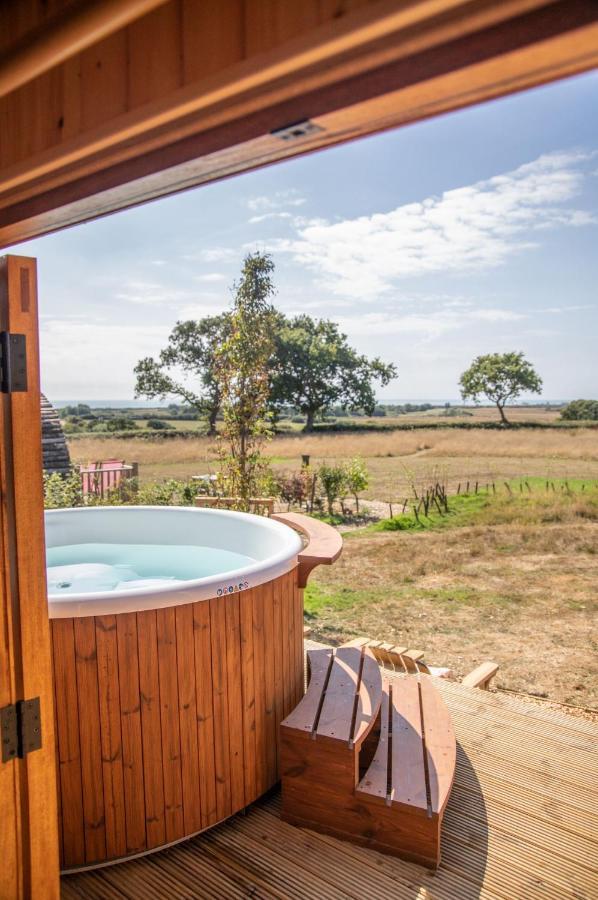 Barnhorn Glamping Villa Hooe Eksteriør billede